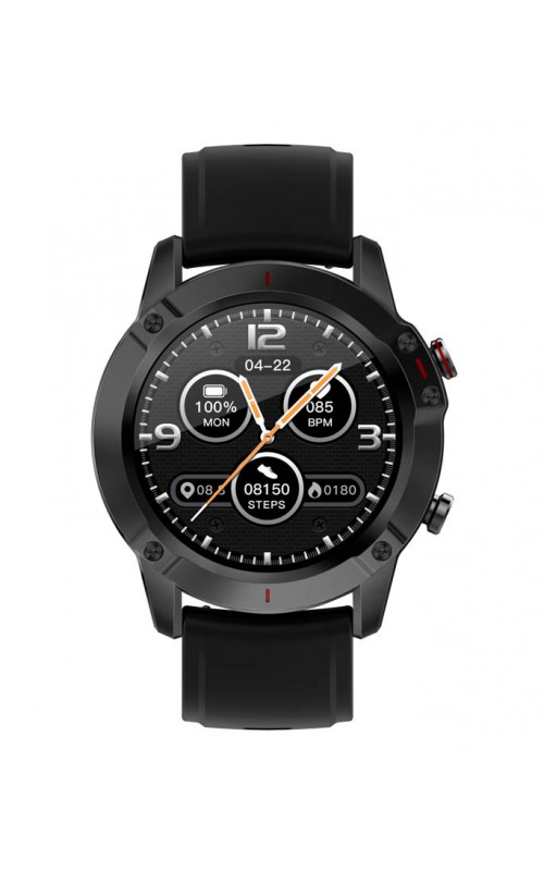 Ρολόι Χειρός 3GUYS 3GW2051 Smartwatch Black Cilicone Strap